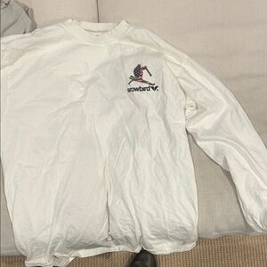 White Long Sleeve Tee